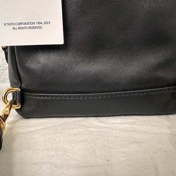SS24 MOSCHINO Couture Jeremy Scott Black w/ Blue Bubble Bobble Dragon Backpack main image 5